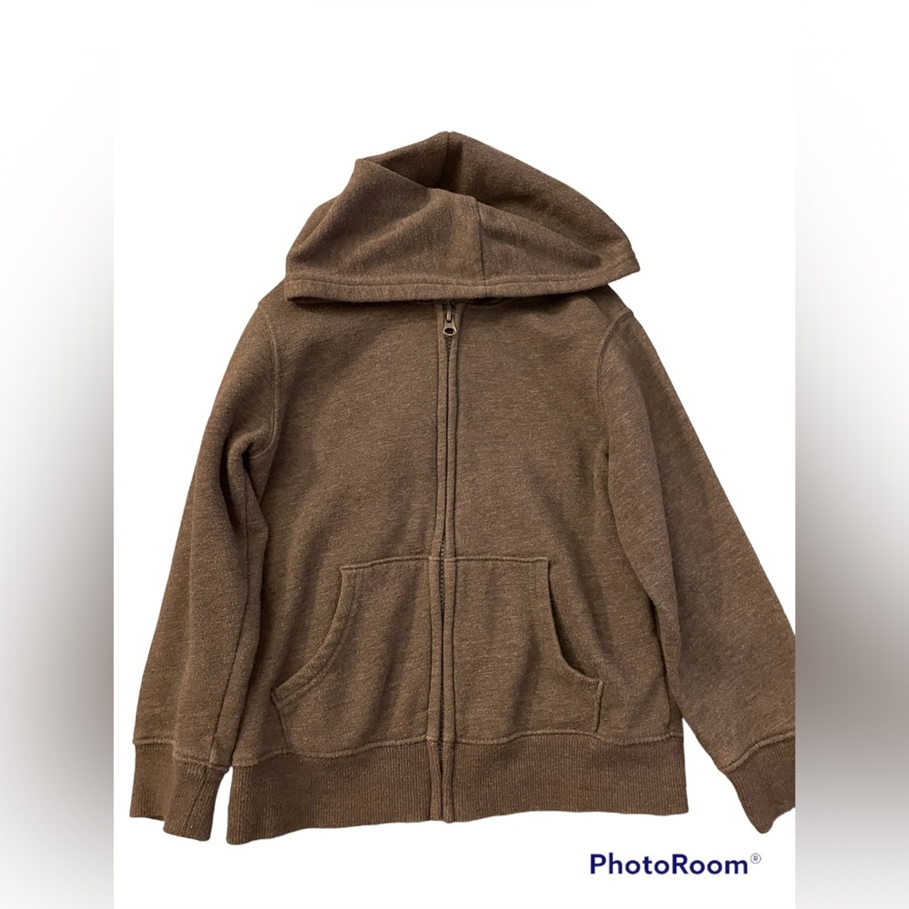 Jumping Beans Boys Gray Zippered Hoodie Sweatshirt| Size: 5/6